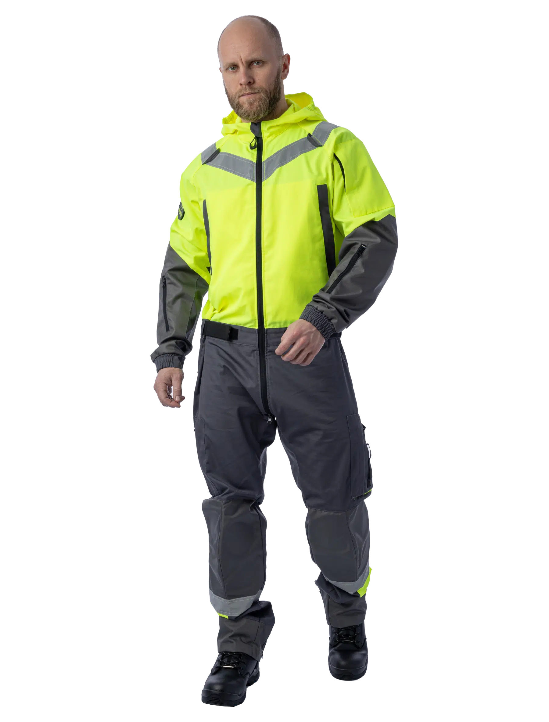 Комбинезон Brodeks KS 503, желтый/серый