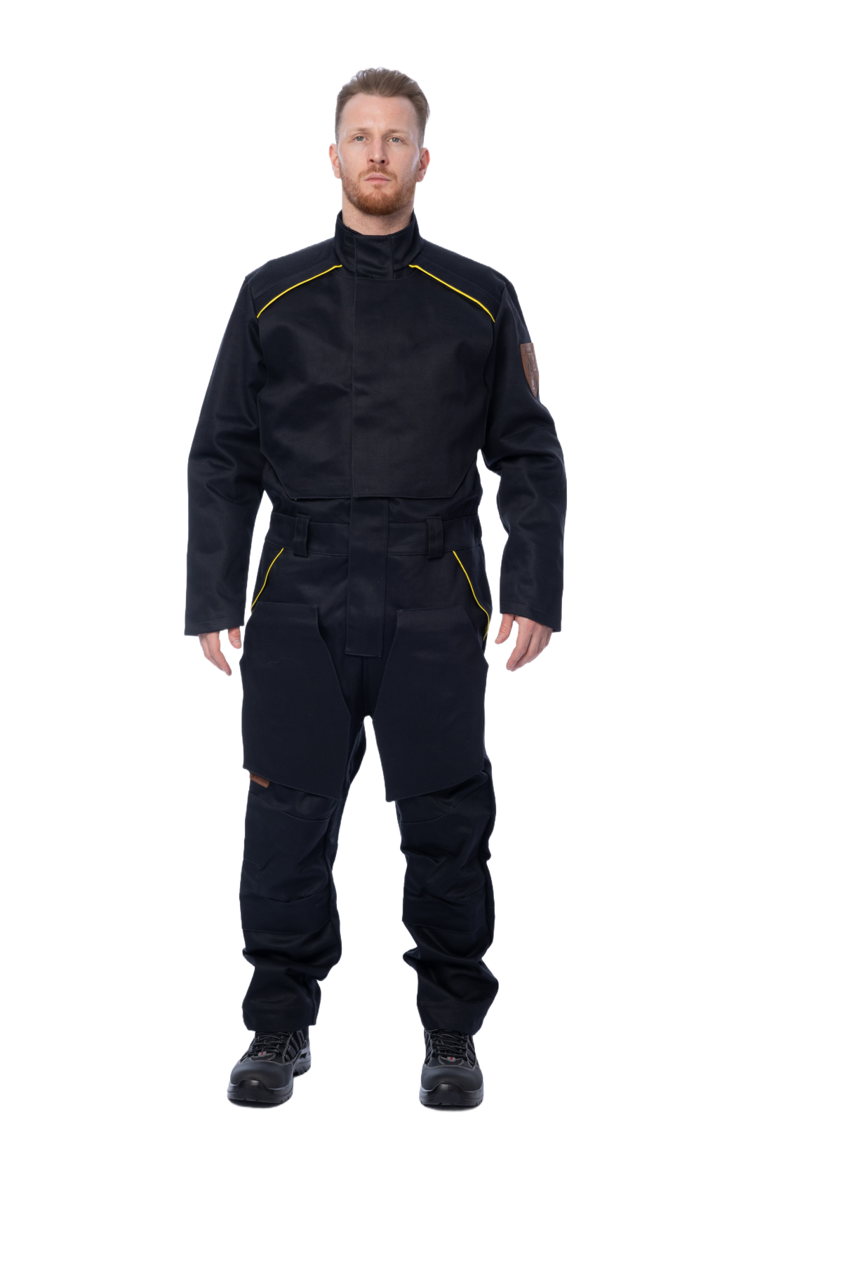 Комбинезон сварщика 2 класса Brodeks FS 58-02, черный
