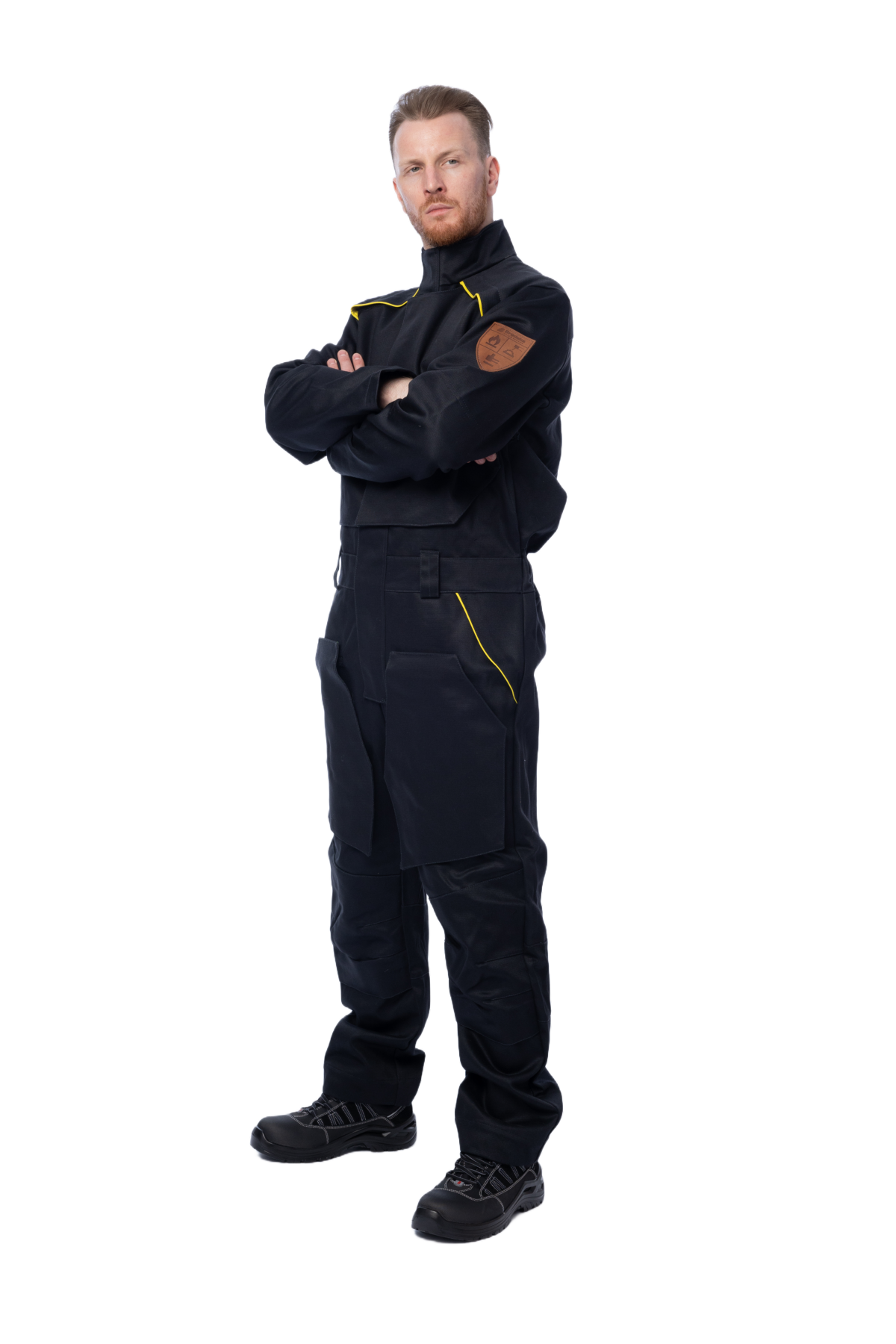 Комбинезон сварщика 2 класса Brodeks FS 58-02, черный