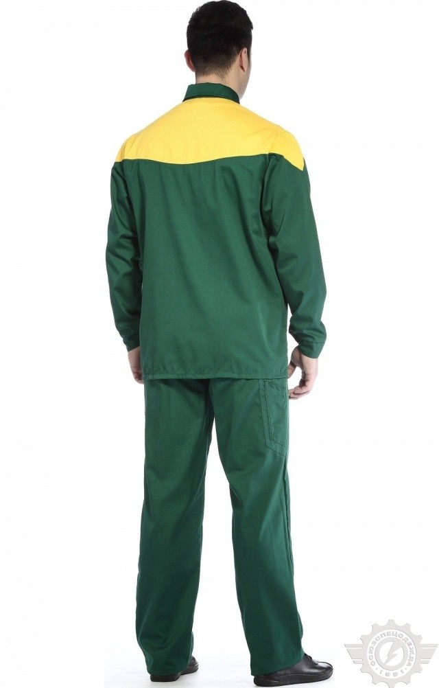 Костюм "Техник" зелено-желтый