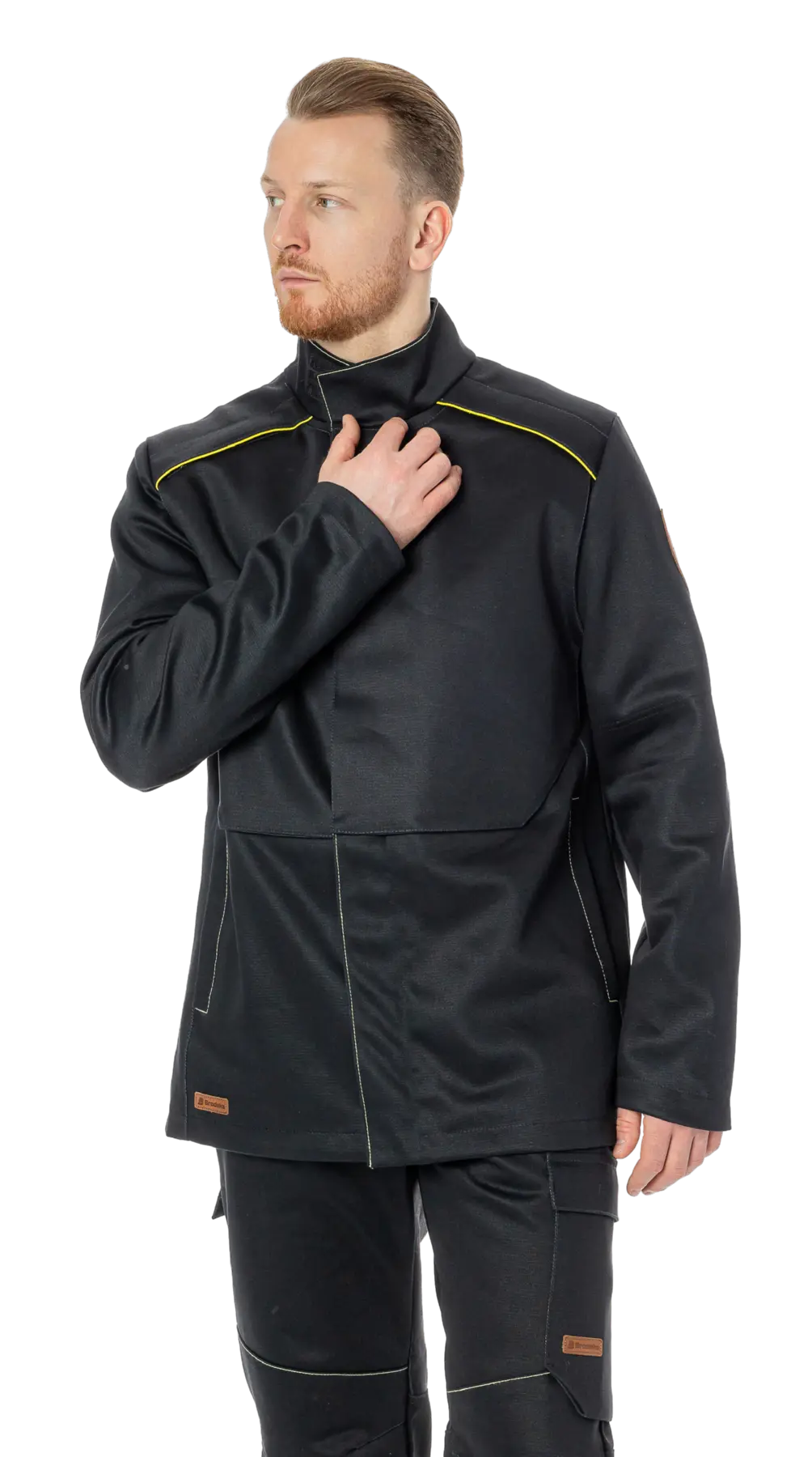 Куртка сварщика 2 класса Brodeks FS 28-02, черный