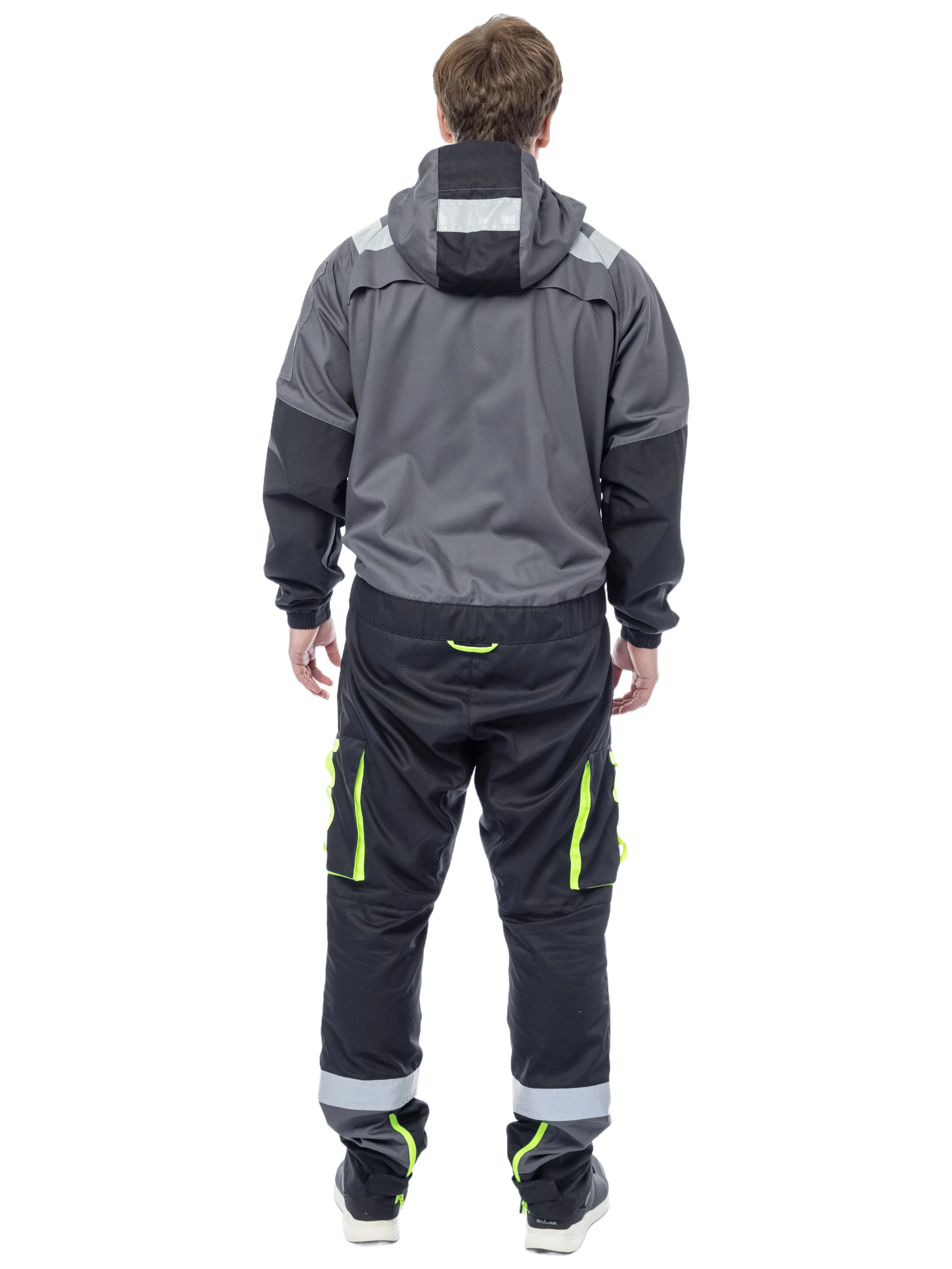 Летний комбинезон Brodeks KS 503, серый/черный