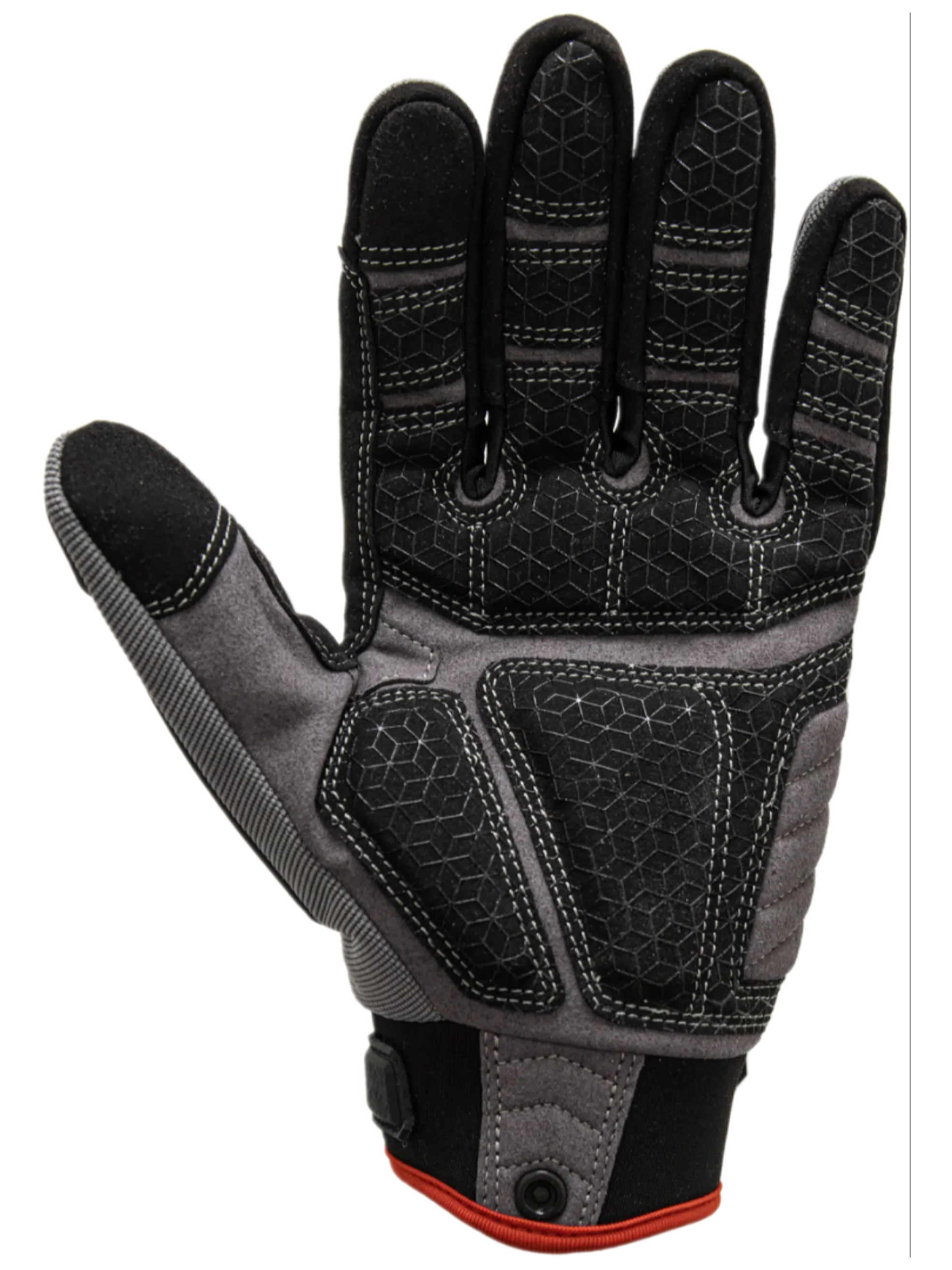 Перчатки рабочие Brodeks G-63i, Серый/Черный/Красный