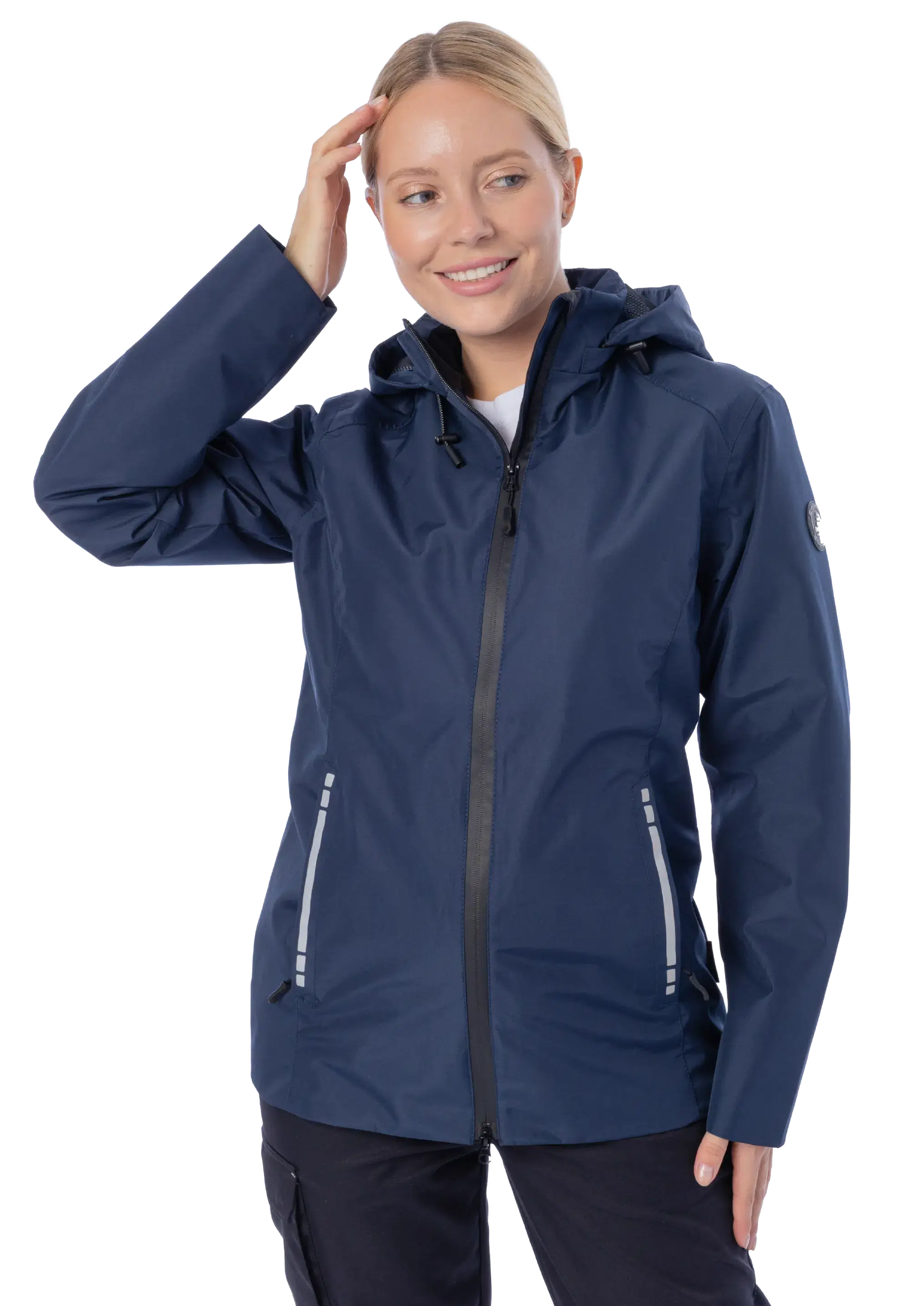 Женская летняя куртка-парка Brodeks KS238, синий