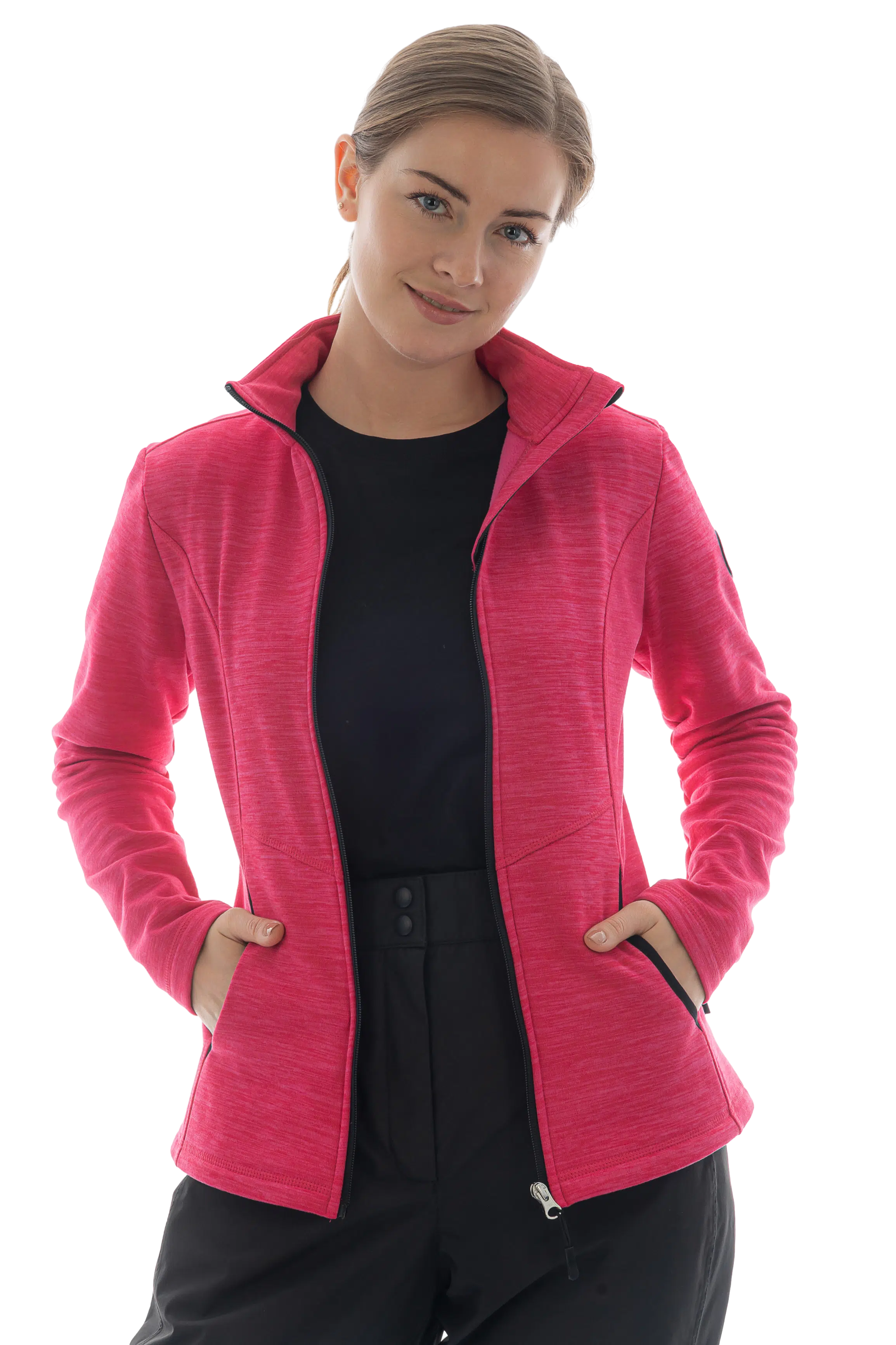 Женская толстовка флисовая Brodeks KS244 cation, розовый,