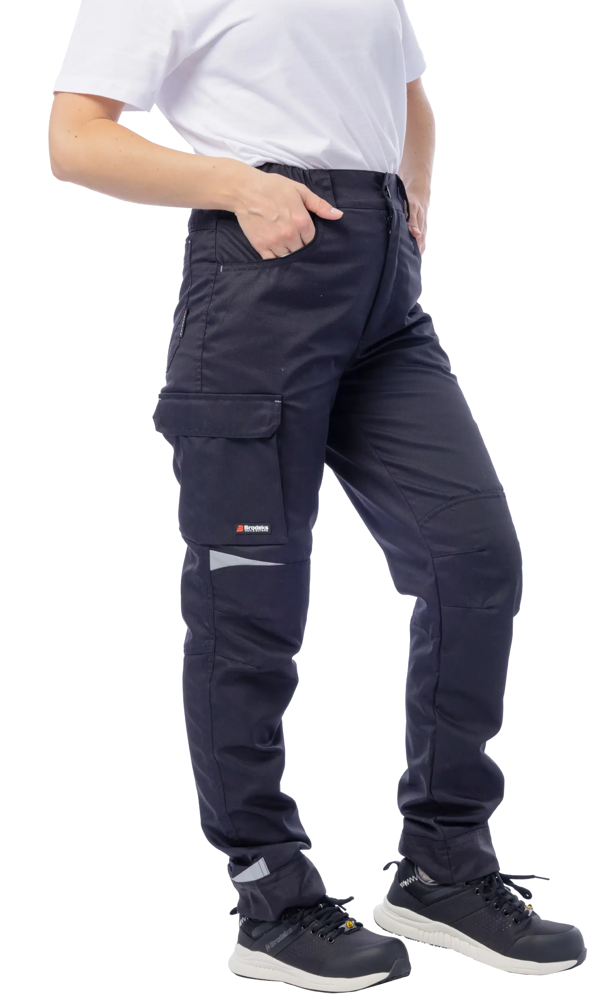Женские рабочие брюки Brodeks KS328, черный