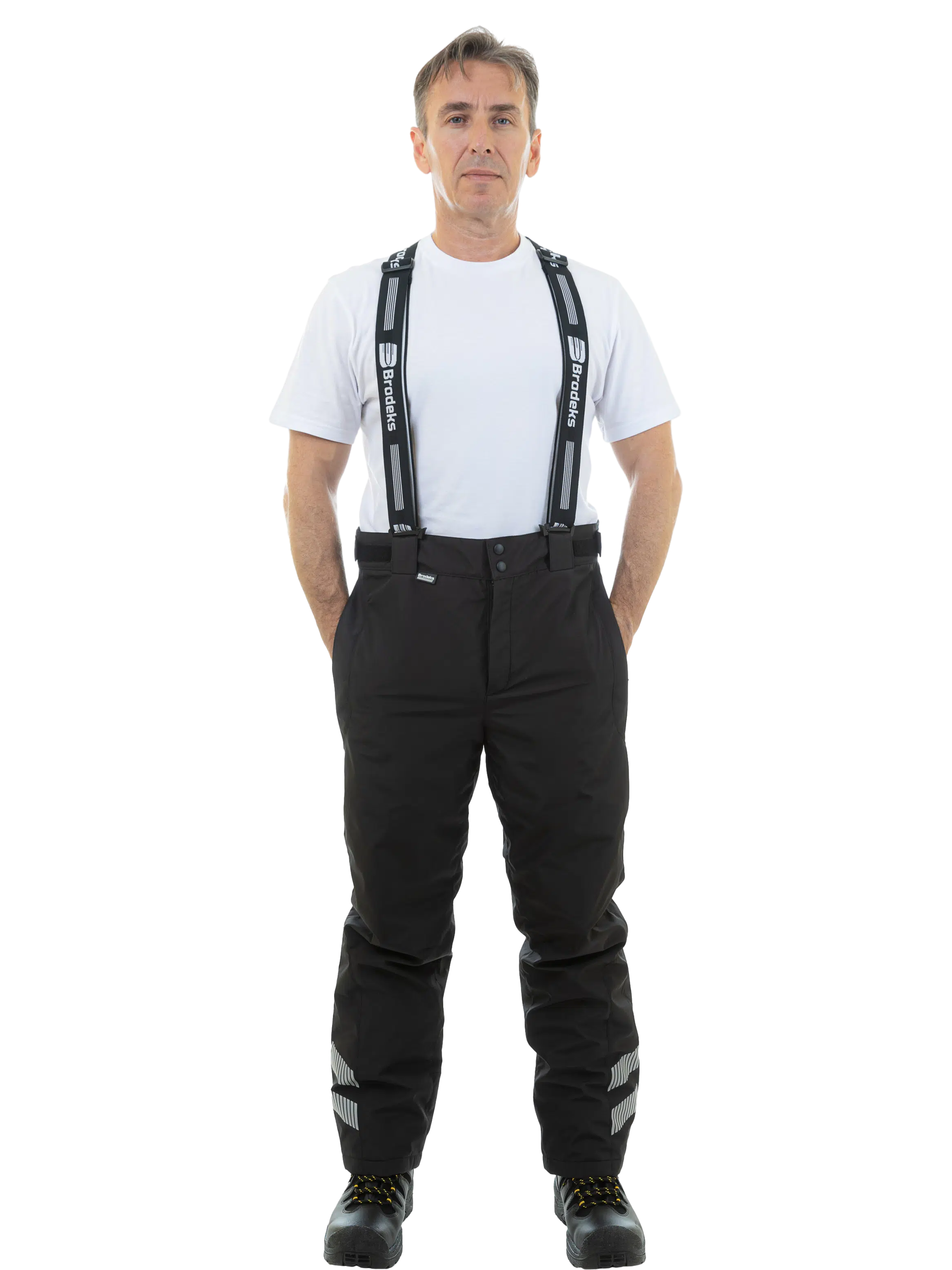 Зимние брюки Brodeks KW306, черный