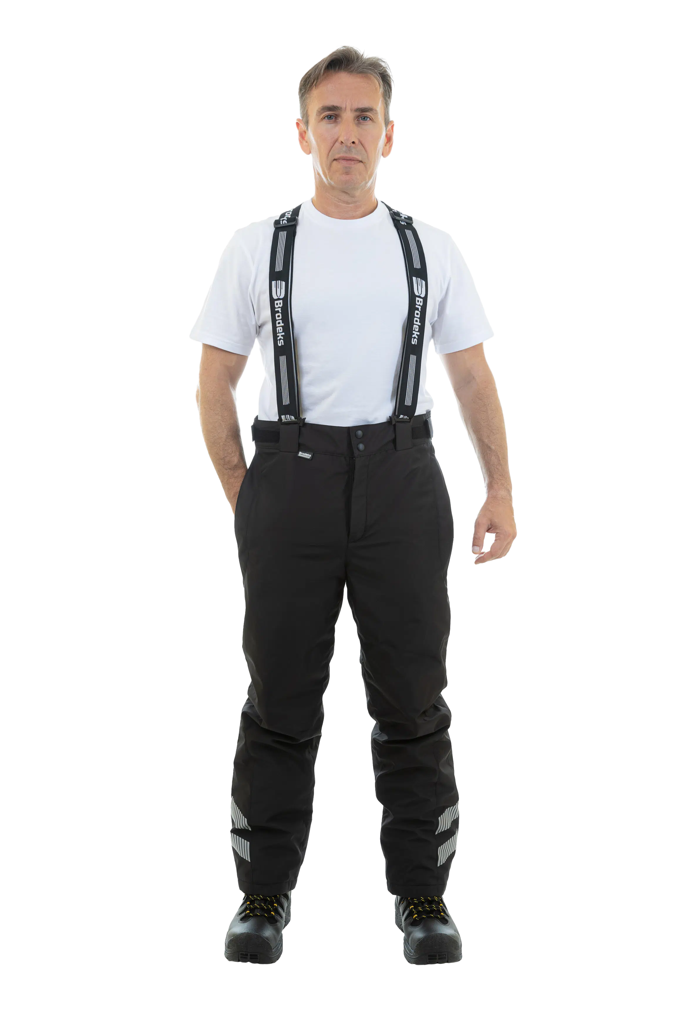 Зимние брюки Brodeks KW306, черный