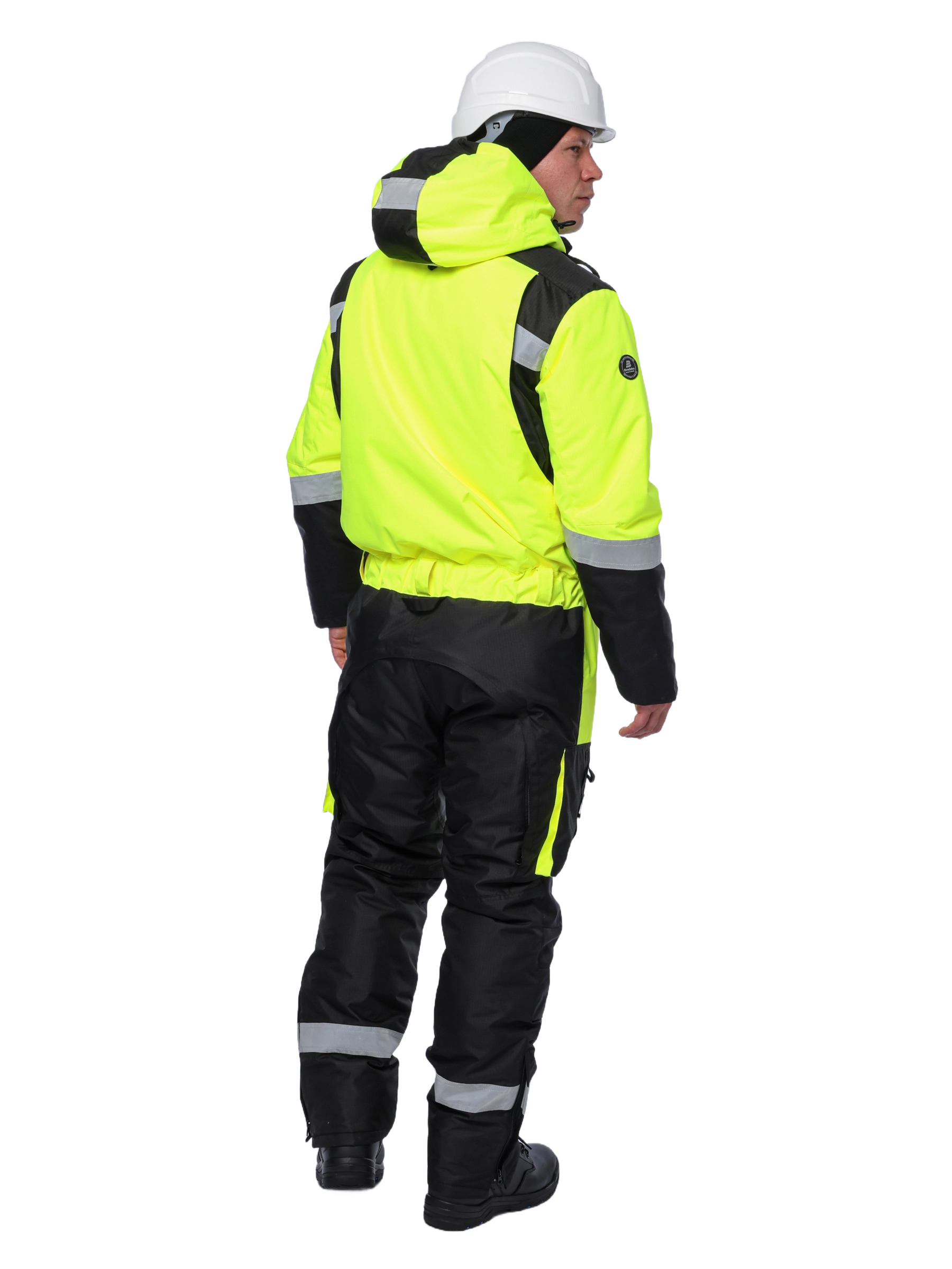 Зимний комбинезон промальп Brodeks KW505, желтый/черный