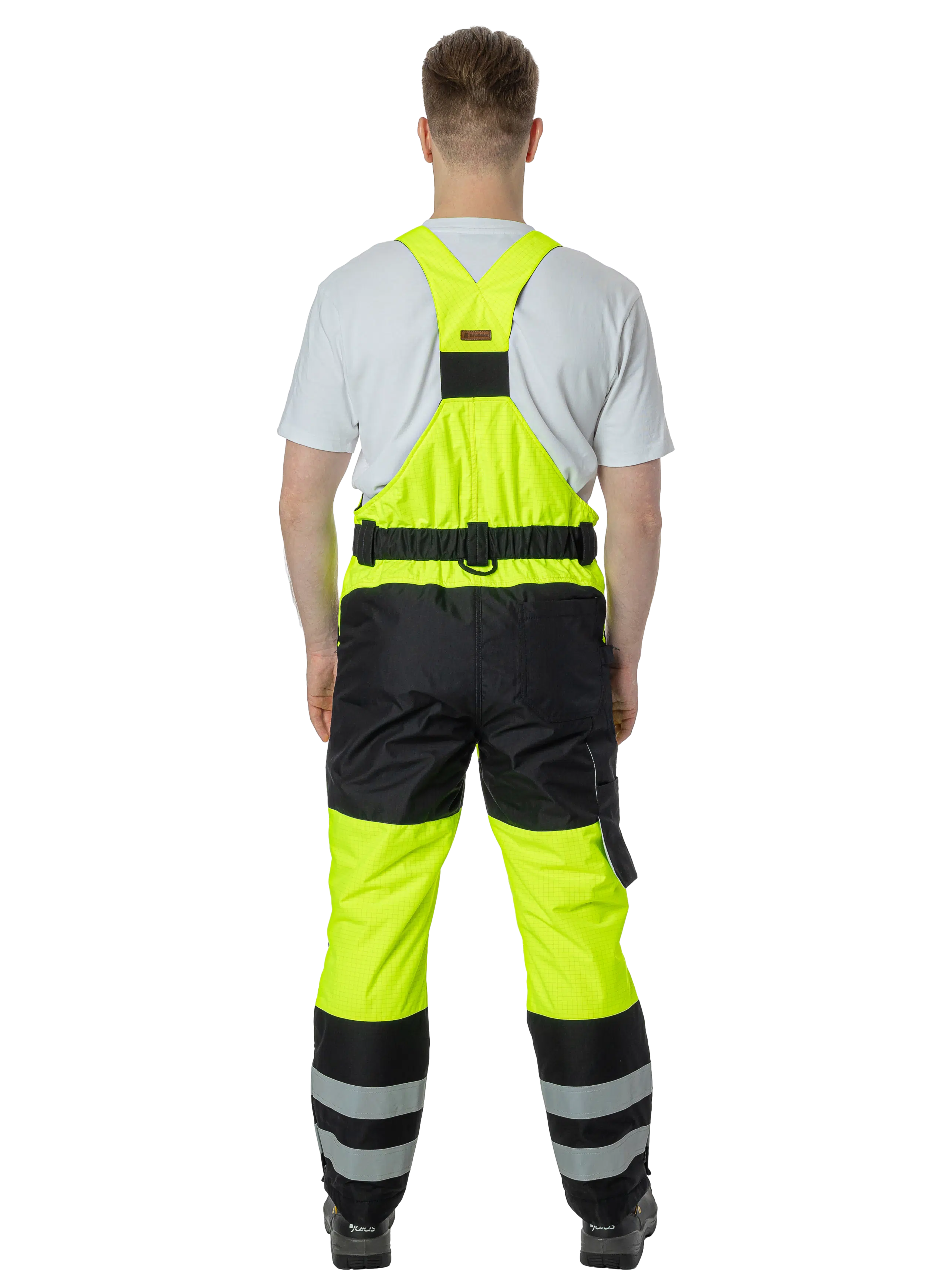 Зимний мультизащитный полукомбинезон Brodeks MW48-83В, желтый/черный