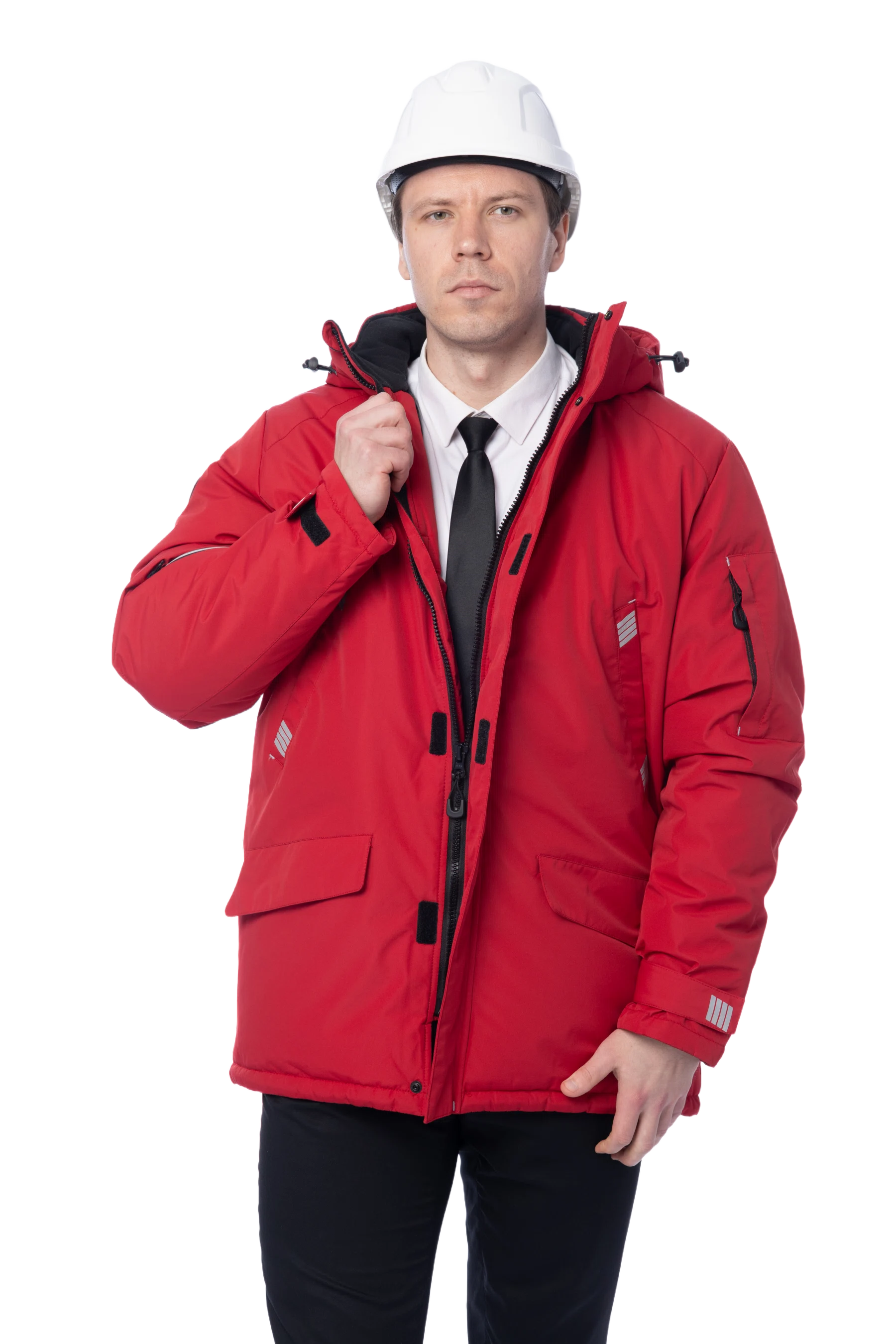 Зимняя куртка-парка Brodeks KW204 , красный